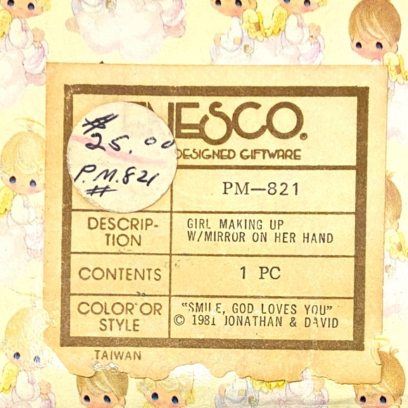 1981 Precious Moments PM-821 Smile, God Loves You - Picture 6 of 6